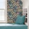 NuWallpaper Groovy Garden Navy Peel & Stick Wallpaper